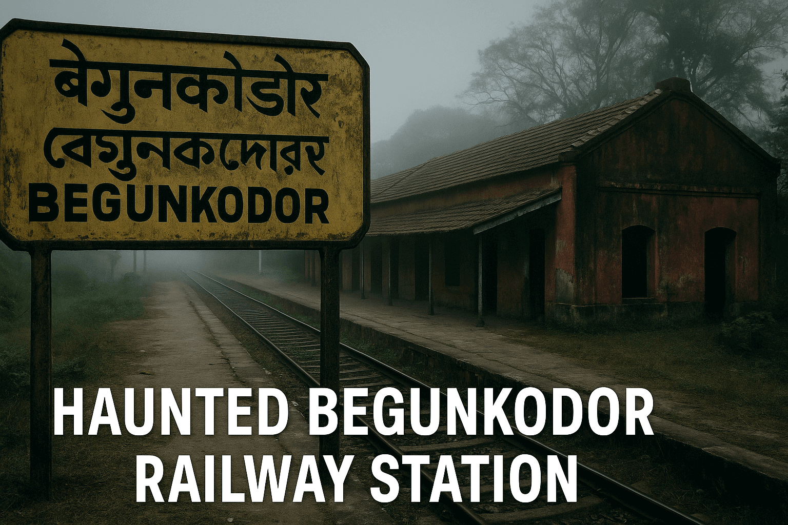 बेगुनकोडोर रेलवे स्टेशन: एक भूतिया स्टेशन